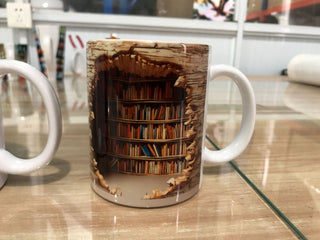 Handle A Library Shelf Space Book Lovers Coffee Mug Birthday Christmas Gift