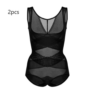 Solid Color Women's Triangle Buckle Shapewear Bodysuit