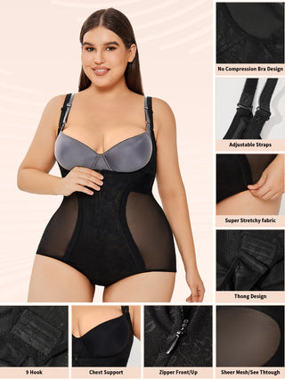 Shapewear Bodysuit Tummy Control Slim Body Shaper